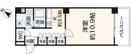 クレフ本山の間取り