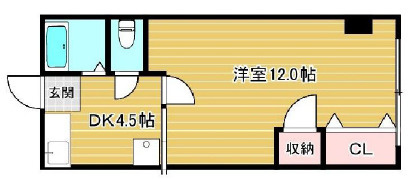 パレス上原の間取り