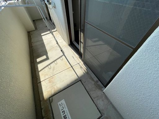 神戸市東灘区本山北町５丁目の賃貸マンションのバルコニー