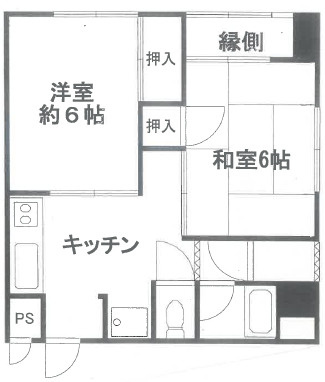 神戸コーポラスの間取り
