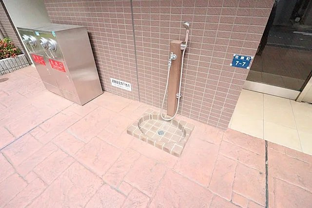 神戸市中央区花隈町の賃貸マンションのその他共用部分|ペット洗い場