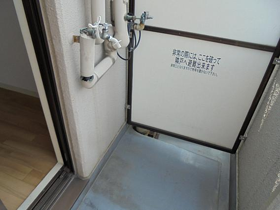 神戸市東灘区青木５丁目の賃貸マンションのバルコニー