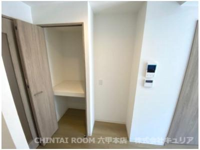神戸市灘区友田町４丁目の賃貸マンションの収納