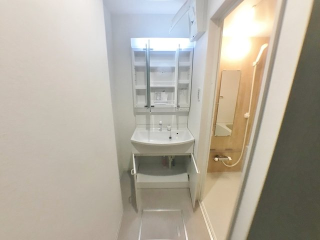 神戸市灘区青谷町３丁目の賃貸マンションの洗面所