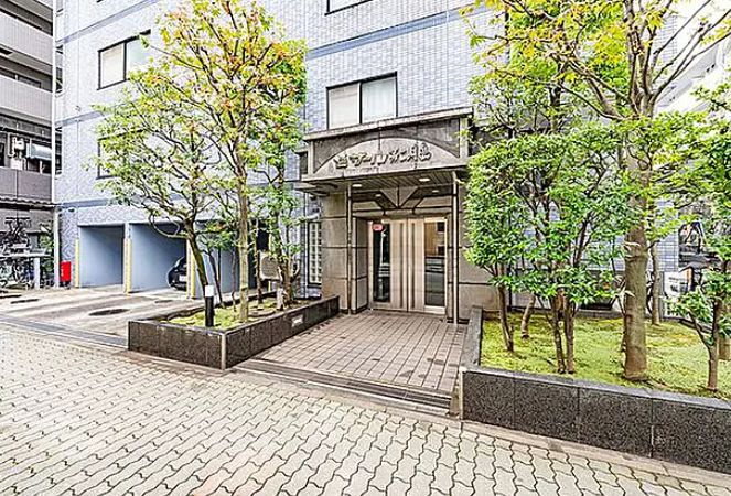 セザール第二月島のエントランス|毎日通るエントランスはこのようになっています