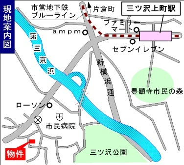 サンライズ平成Ｂの地図|案内図