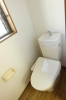 ゆったりとした空間のトイレです