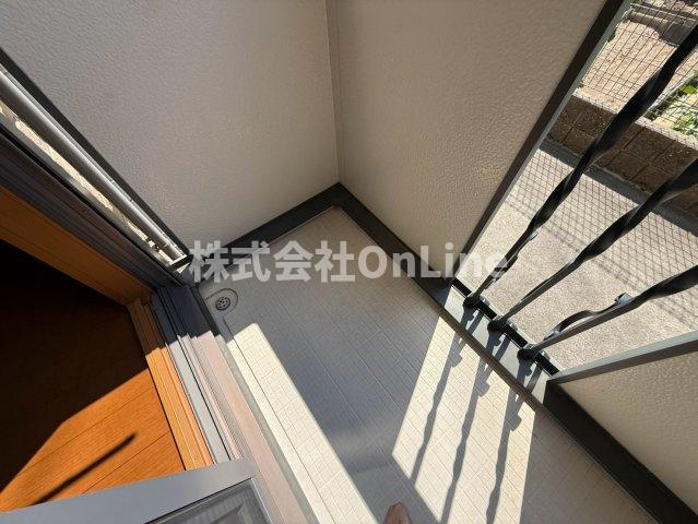 サンクレール志紀のバルコニー