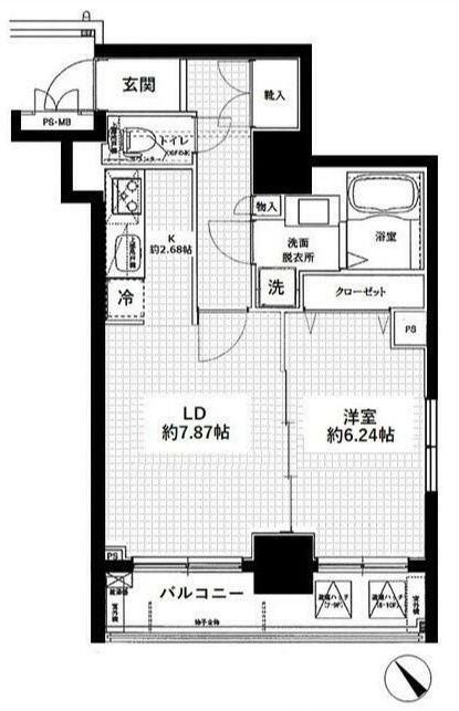 アイル東京向島弐番館の間取り