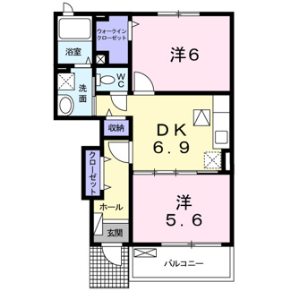 【間取り】 | メゾン　デ　ルナクＢ