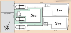 『八王子市新築戸建て』八王子市散田町5-22-4【仲介手数料無料】　２５－１期の間取り|～仲介手数料無料☆八王子ひなた不動産～八王子市散田町　新築戸建て