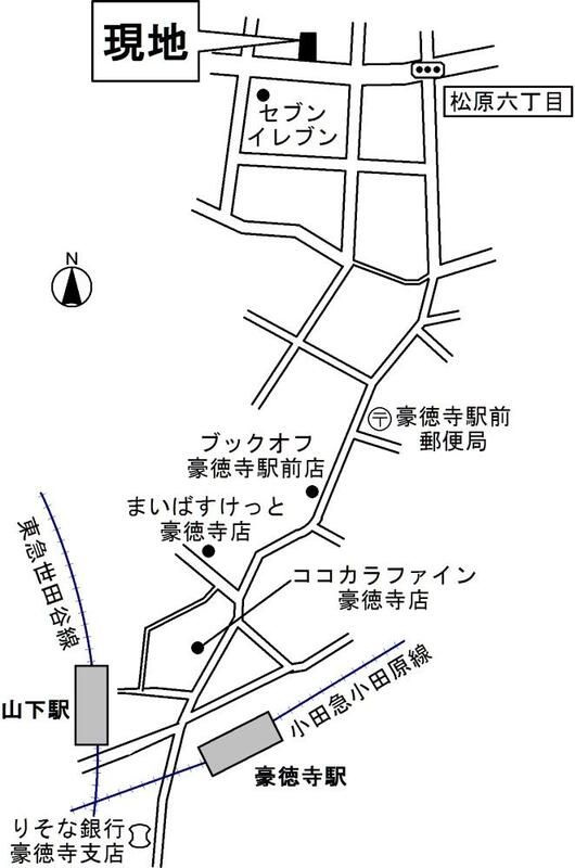 シェーナ赤堤の地図