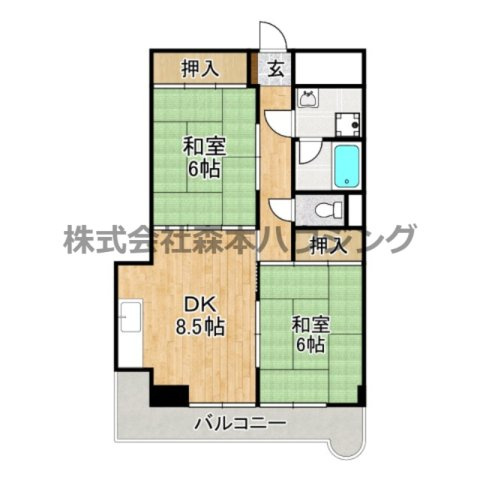 【間取り】 | 　栄良ビル