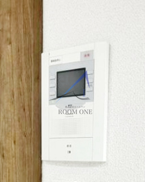 ライオンズマンション下総中山第二のセキュリティ|モニター付きインターホンです。