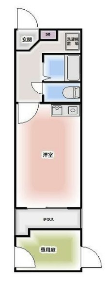 ライオンズマンション下総中山第二の間取り|間取りです。