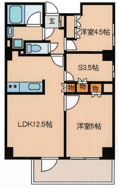 レジディア文京音羽の間取り