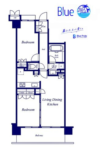 【間取り】 | ヴェルディーク横浜新子安