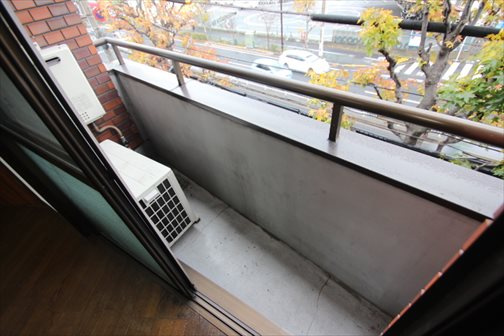 大和マンションのバルコニー