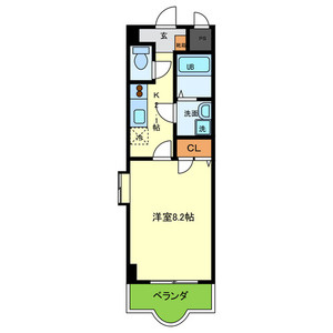 ルミエール八尾Ⅱの間取り