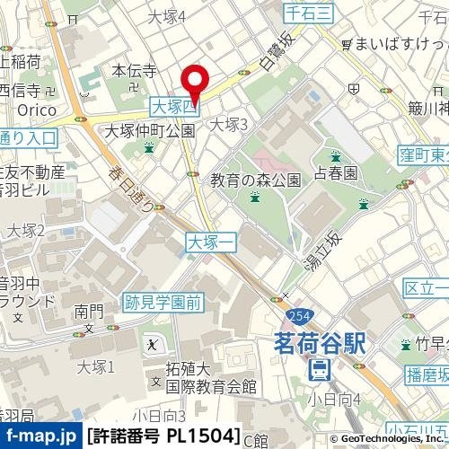 グレース茗荷谷の地図