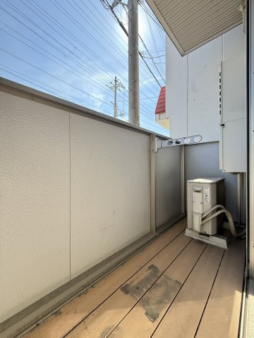 メゾングレージュあびこのバルコニー