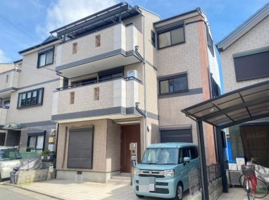 【外観】 | 尼崎市食満２丁目　中古戸建 | 南向き、陽当たり・通風良好 