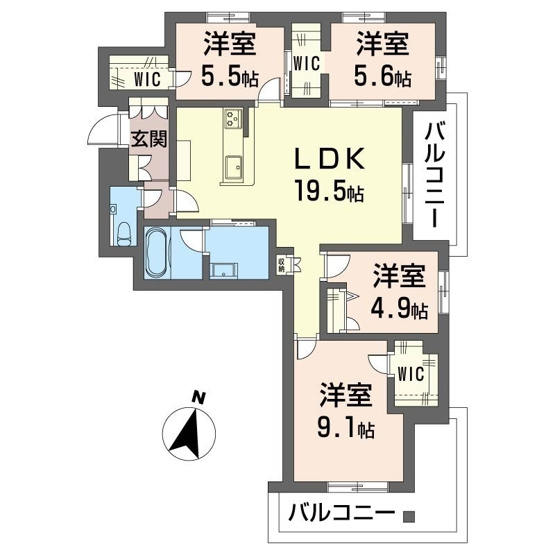 【間取り】 | 【新築】アルフェリーチェ【SHM】