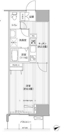 アクシス池袋の間取り
