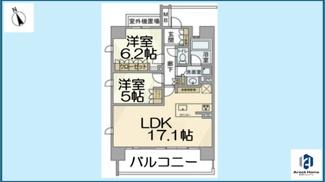 【間取り】 | オープンレジデンシア昭和吹上