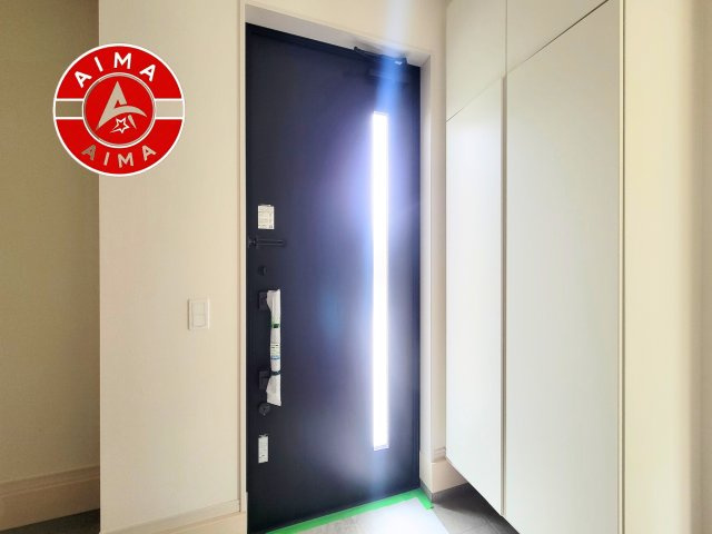 福岡市南区警弥郷3丁目第4-2棟（1号棟）の内観：施工例|二重ロック採用。毎日の安心を守るしっかり防犯対策。