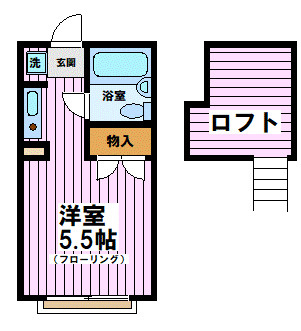 レジデンスオガサワラの間取り