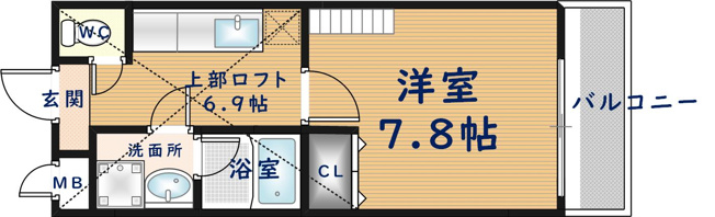 【間取り】 | エスティームⅡ番館