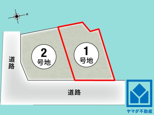 伊丹市松ケ丘４丁目の区画図