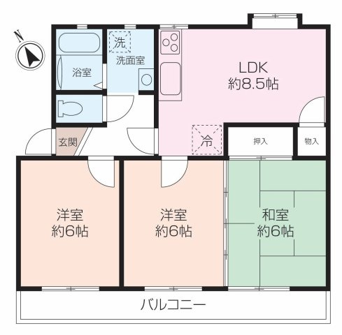 下瀬谷団地の画像