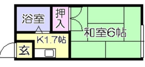 パナハイツの間取り