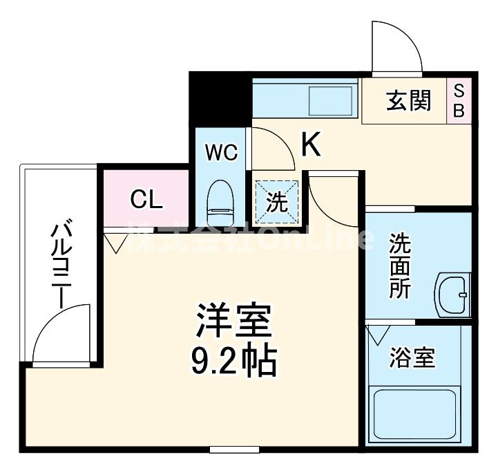 フジパレス河内花園Ⅴ番館の間取り