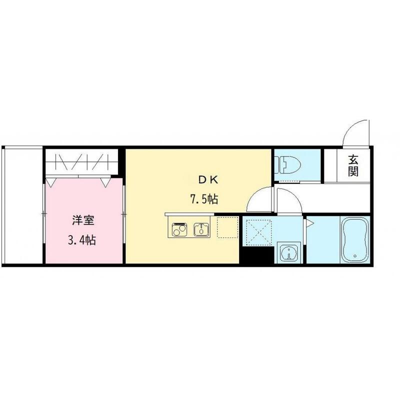 REGIES近大southⅡの間取り