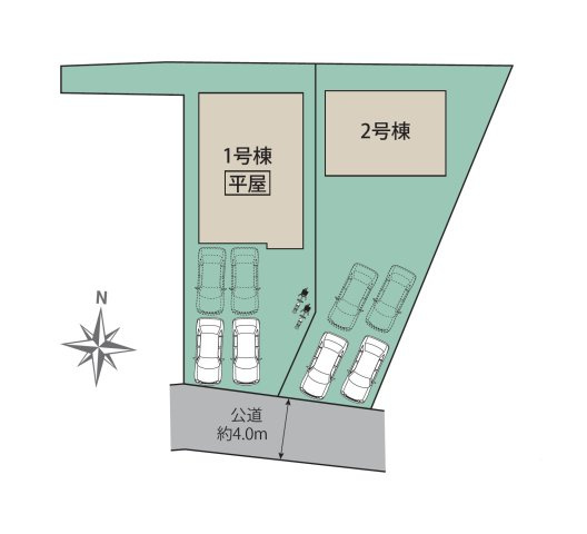 糟屋郡新宮町湊第1-2棟（2号棟）の間取り