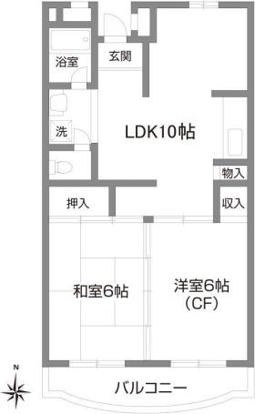 【間取り】 | ファルム烏山