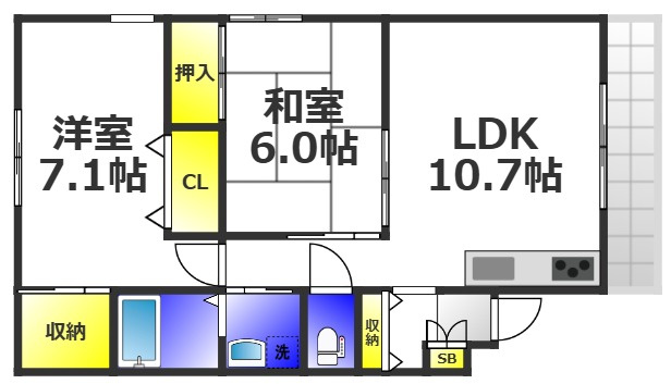 メディオⅡの間取り