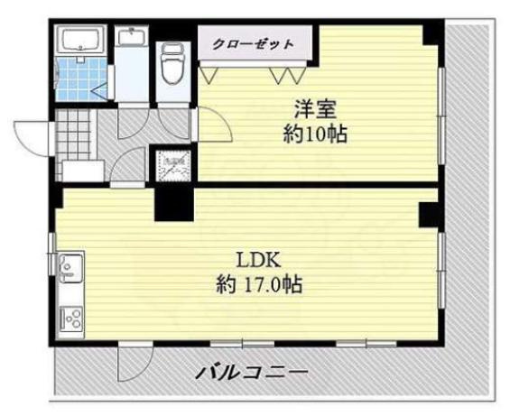【間取り】 | タカノ第2コーポ-再契約型、定期借家-