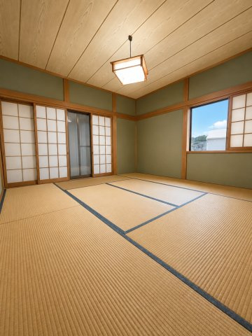 いすみ市大原最上台　中古戸建の和室|※画像の一部はAIを用いて加工・編集しています。実際の状況と異なる場合がありますので、ご了承下さい。