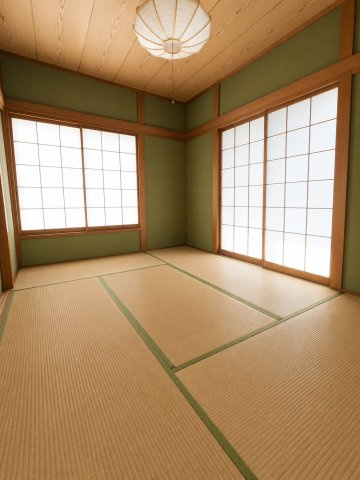 いすみ市大原最上台　中古戸建の和室|※画像の一部はAIを用いて加工・編集しています。実際の状況と異なる場合がありますので、ご了承下さい。