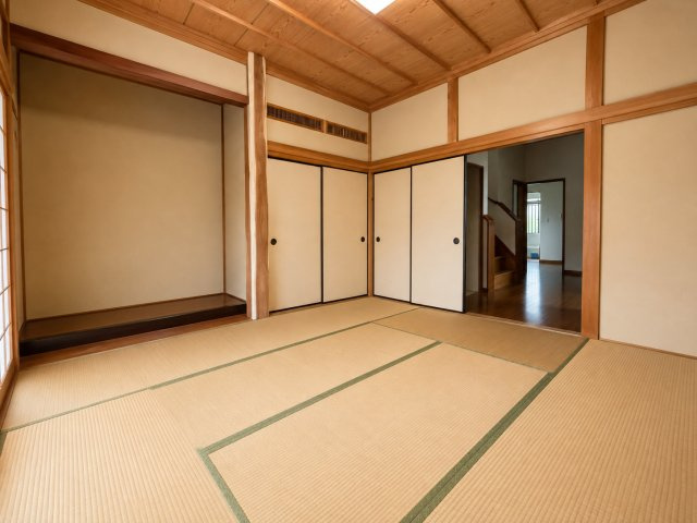 いすみ市大原最上台　中古戸建の和室|※画像の一部はAIを用いて加工・編集しています。実際の状況と異なる場合がありますので、ご了承下さい。