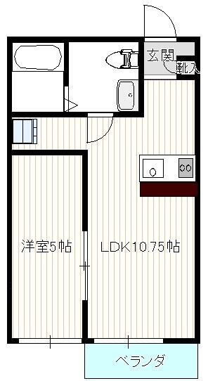 コンフォートシティ増尾の間取り