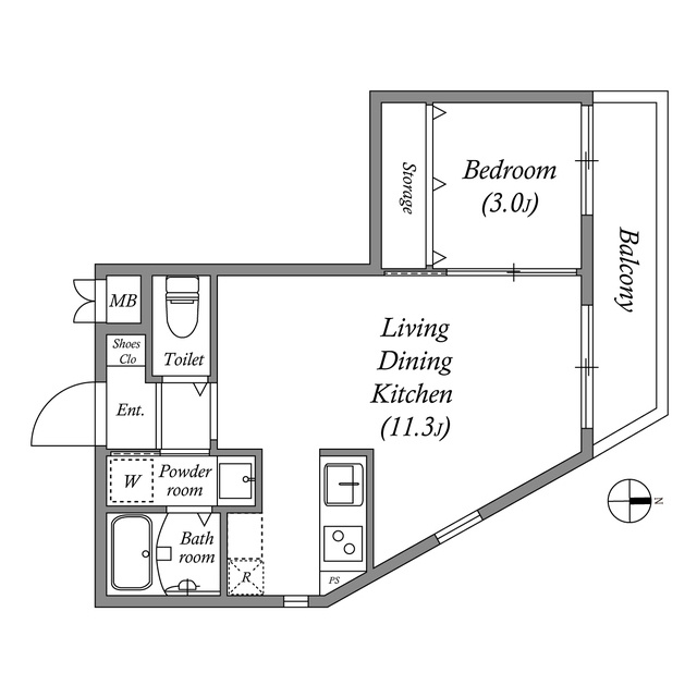 St.Residence南津の辺の間取り