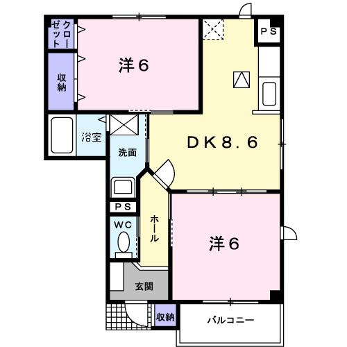 フロールの間取り