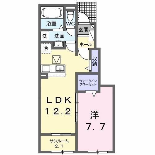 ルーツショアⅠの間取り