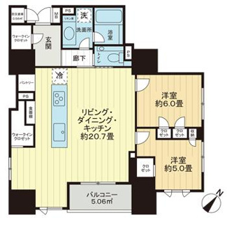 【間取り】 | パークホームズ日本橋人形町ザ　レジデンス