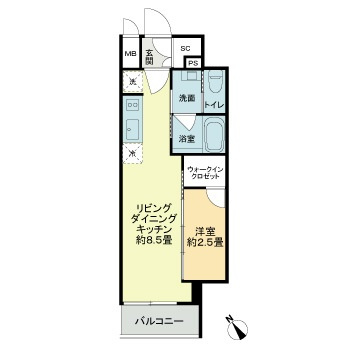 ザ・ライオンズフォーシア今池の間取り